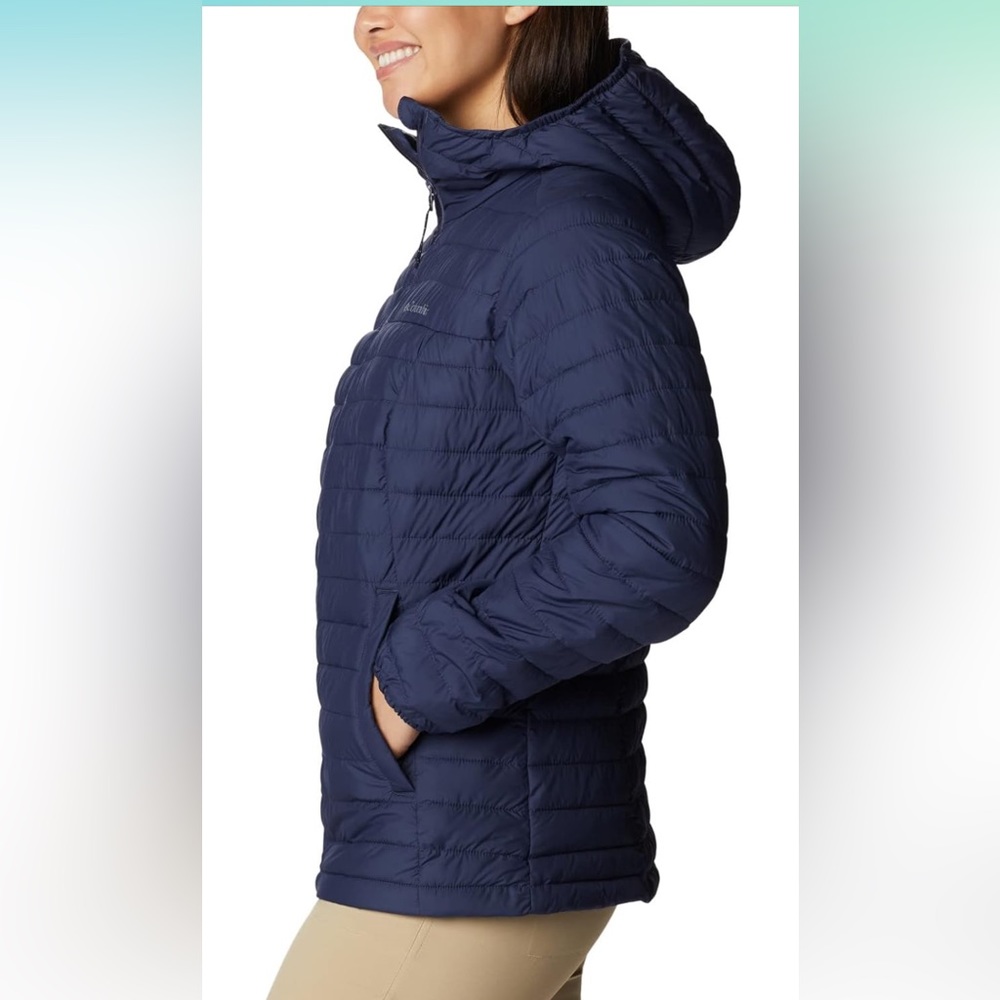 Columbia Women's Silver Falls Hooded Jacket, Size S in Nocturnal